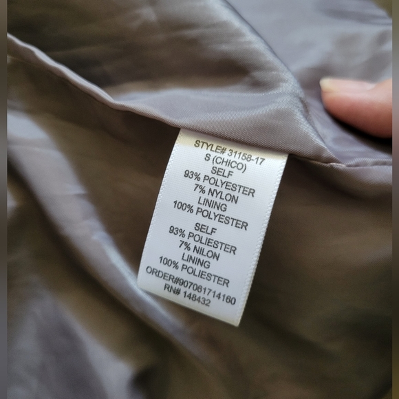 Be Cool | Cute Gray/Taupe Soft Faux Suede Moto Jacket (SIZE S) - Picture 8 of 14